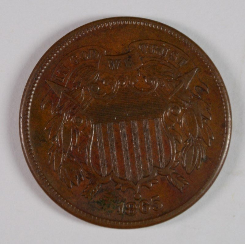 1865 2 CENT AU (1 of 2)
