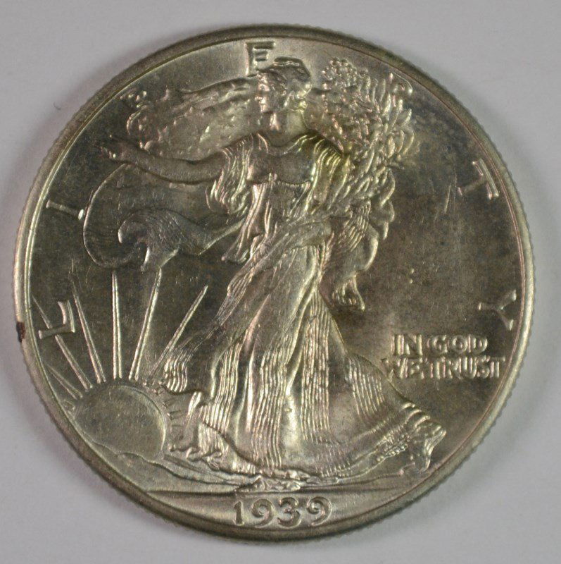 1939 WALKING LIBERTY HALF CH BU (1 of 2)