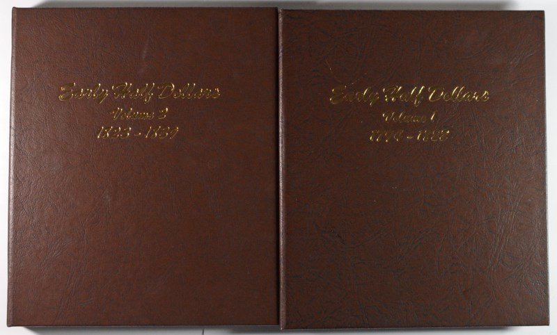 UNUSED 2 ALBUM SET EARLY HALF DOLLARS DANSCO 1794-1839 (1 of 3)