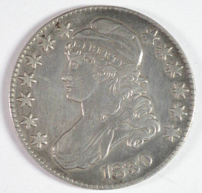 1830 BUST HALF DOLLAR SOLID XF/AU ORIGINAL (1 of 2)