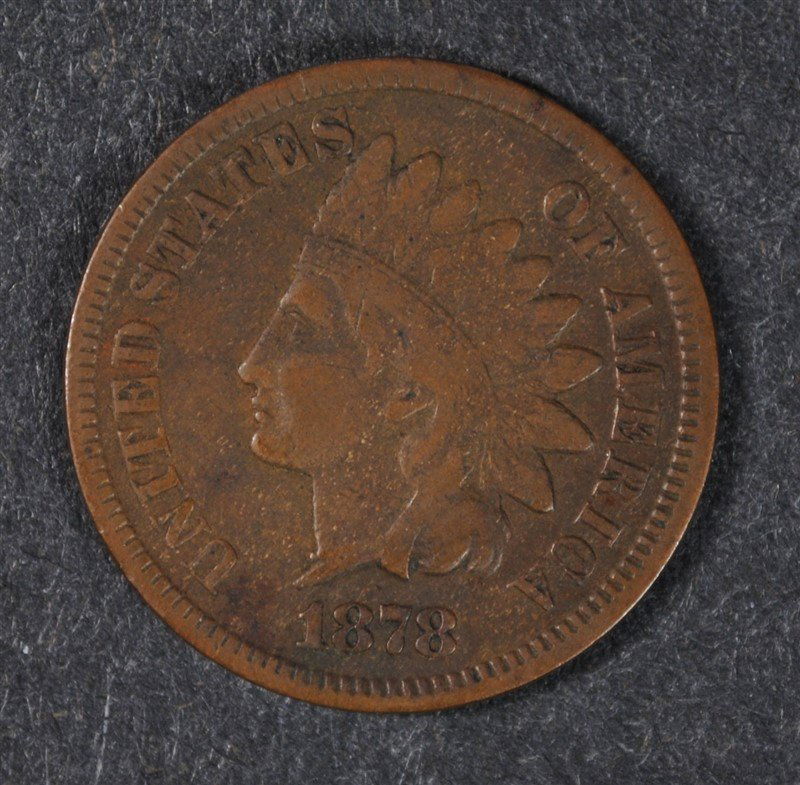 1878 INDIAN HEAD CENT, FINE KEY DATE! (1 of 2)