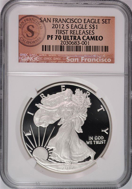 2012-S SAN FRANCISCO EAGLE - NGC PF 70 ULTRA CAMEO (1 of 4)
