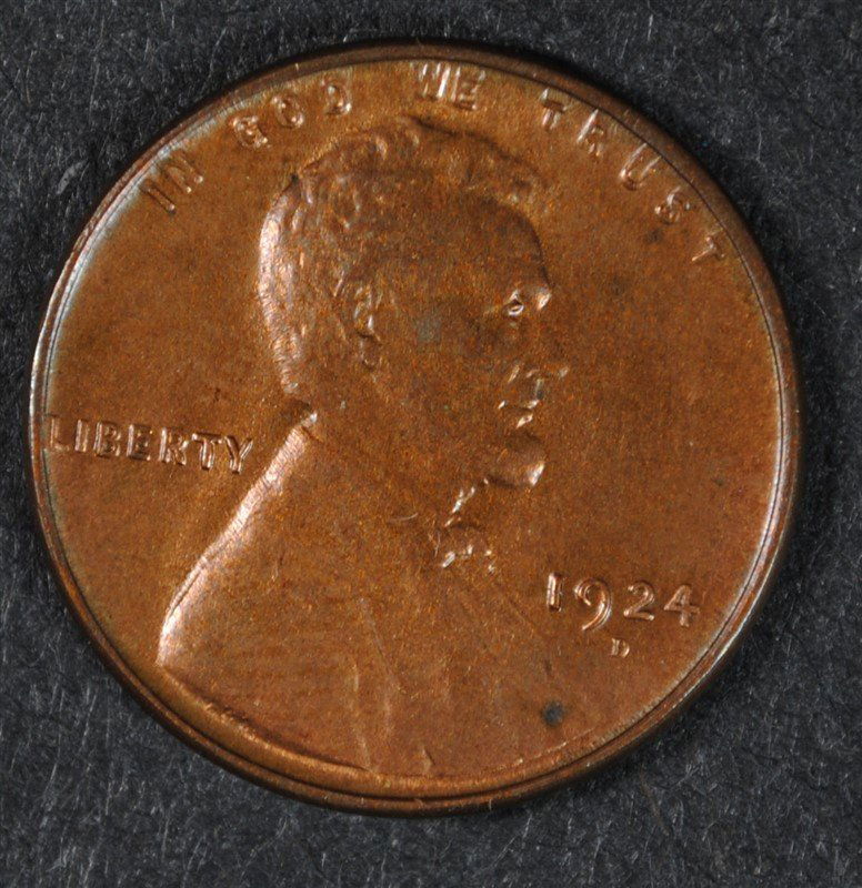 1924-D LINCOLN CENT CH BU (1 of 2)