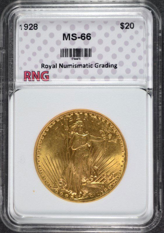 1928 $20.00 GOLD LIBERTY RNG SUPERB GEM (1 of 4)