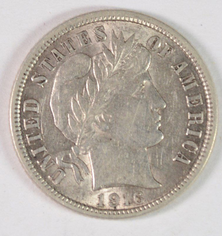 1916 BARBER DIME AU+ (1 of 2)