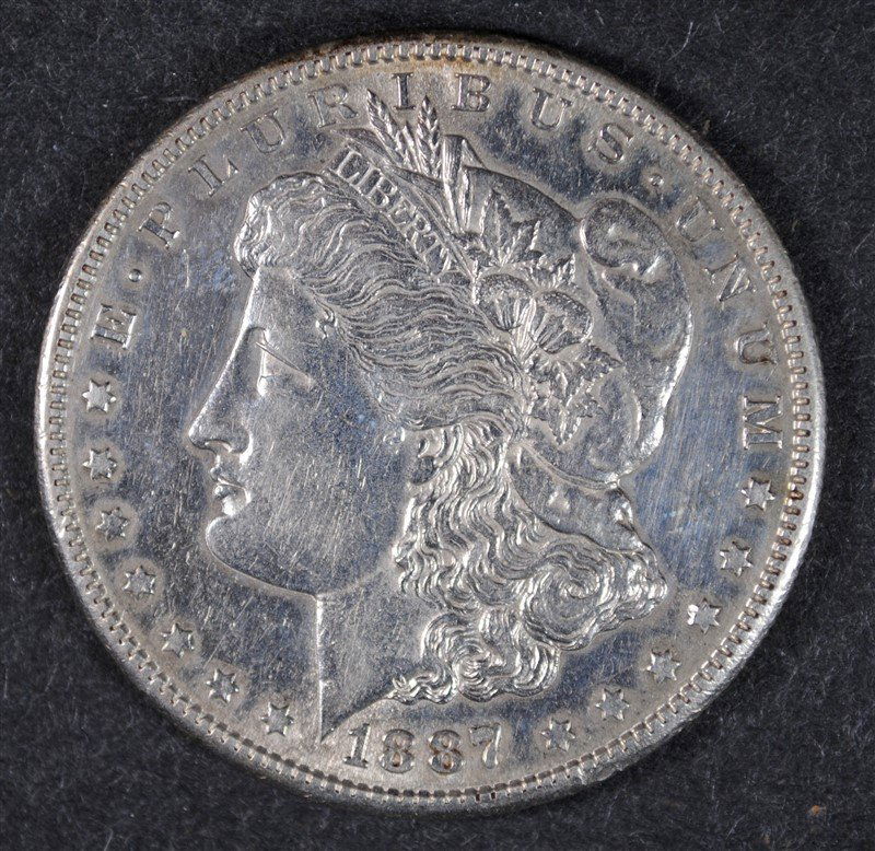1887-S MORGAN DOLLAR CH BU SEMI PL (1 of 2)