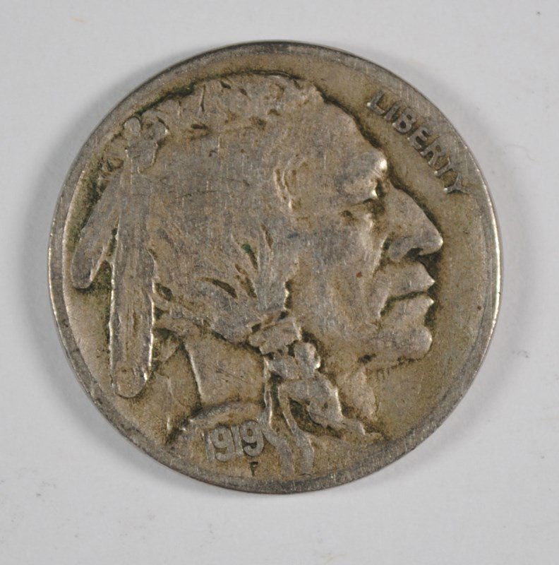 1919-S BUFFALO NICKEL F KEY DATE (1 of 2)