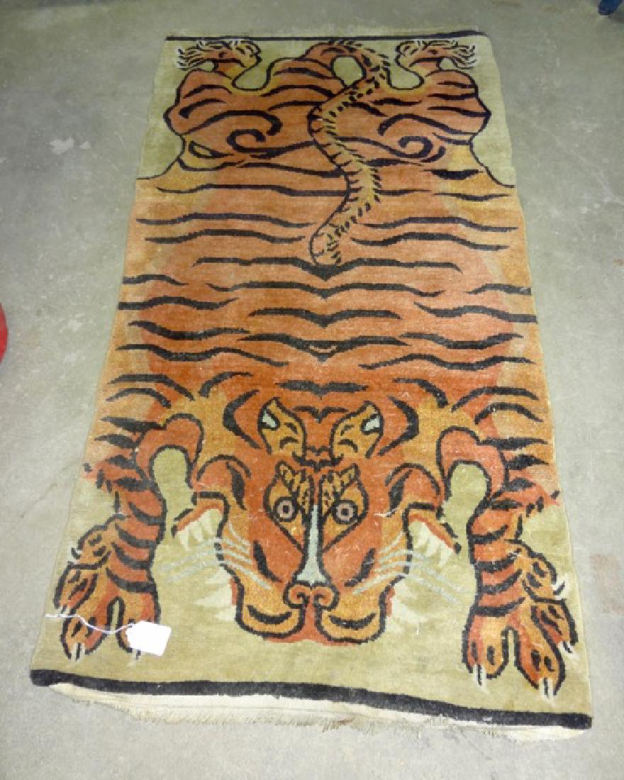 Old Handmade Tiger Rug (1 of 3)