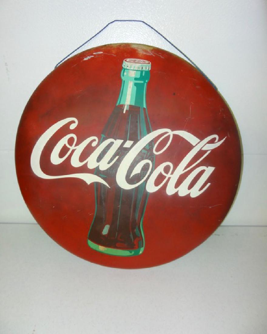 Coca Cola Button Sign (1 of 3)