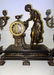 Large Ansonia 3Pc's Figural Clock Set - 3