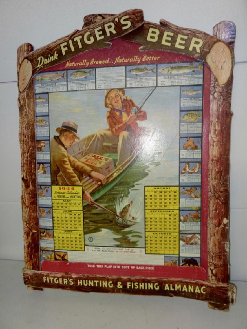 Fitger's 1944 Cardboard Advertising Calendar (1 of 4)