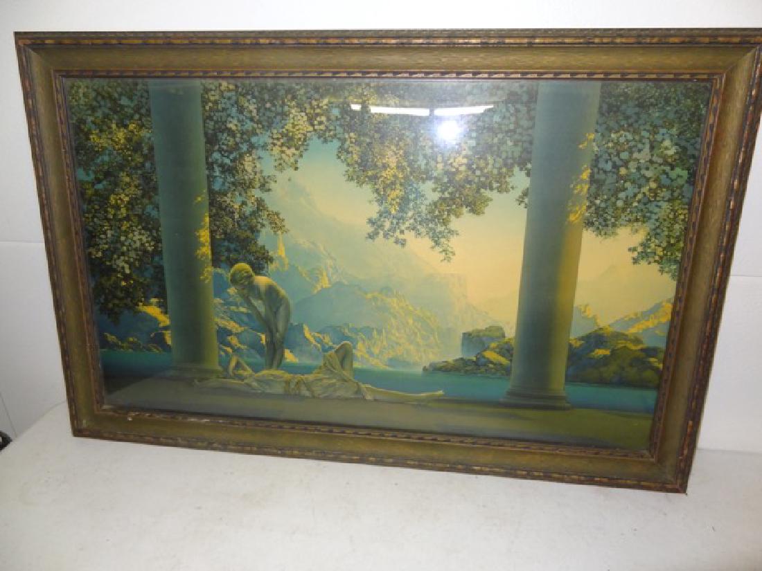 Large Daybreak Maxfield Parrish Framed Print (1 of 2)
