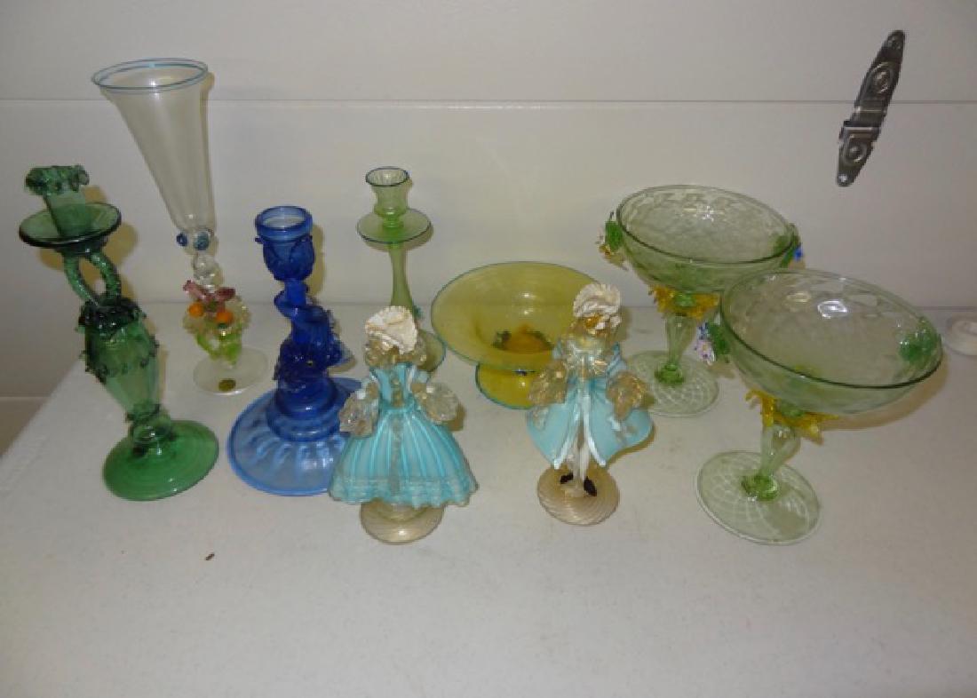 9 Pcs of Murano Glass (1 of 10)