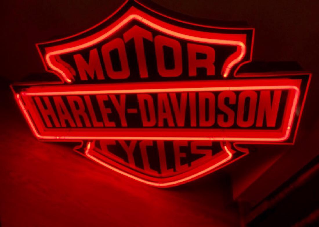 Neon Harley Davidson Contemporary Sign (1 of 3)