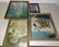 4 Original Maxfield Parrish Framed Prints