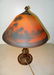 22" Chip Ice Reverse Painted Lamp