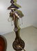 22" Chip Ice Reverse Painted Lamp - 4