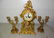 Large Cupid 3 PC. Gilbert Clock Set