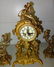 Large Cupid 3 PC. Gilbert Clock Set - 2