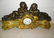 Large Bronze Putti French Mantel Clock