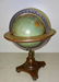 1883 Terrestrial World Globe on Stand