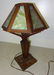 Mission Oak Table Lamp - 3