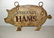 Country Store Virginia Ham Iron Sign