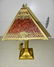 Mica Paneled Table Lamp w/ Filigree