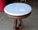 Round Victorian top Marble Table - 2