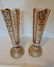 Pair of Heavily Enameled, Possibly Mossier Vases