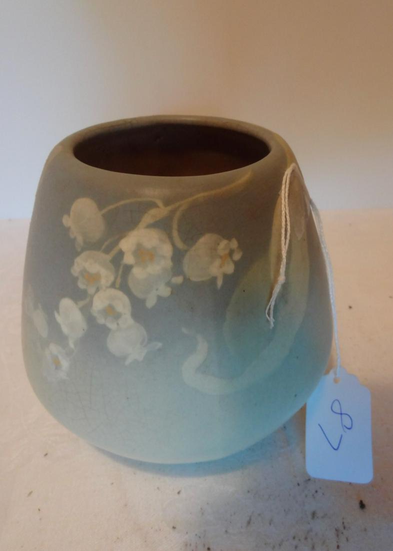 Hudson Ware Weller Vase: 5" High, 5" Round