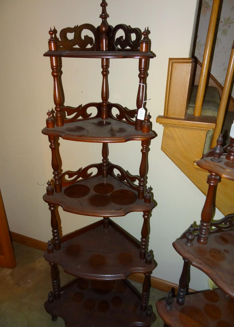 Victorian Walnut Corner Shelf Jul 26, 2020 Danny's Auction in MN