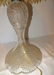Large Early Cut Glass Lamp with Prizms - 3