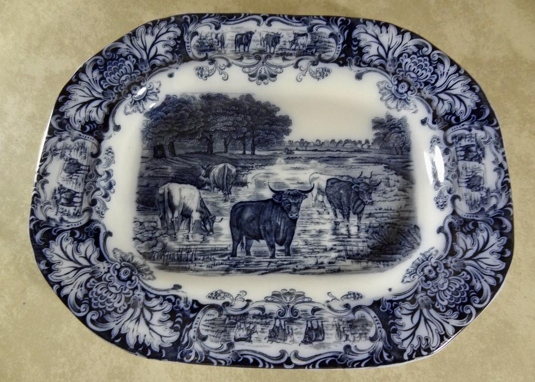 Early Wedgewood cow platter (1 of 3)
