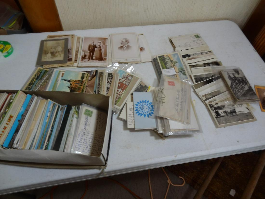 large lot of old postcards and photos (1 of 4)