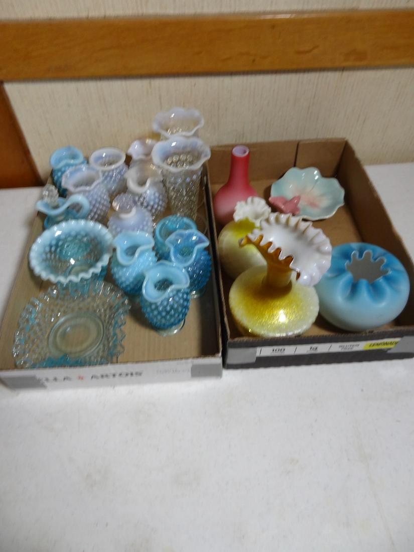 2 boxes misc. glass (1 of 3)