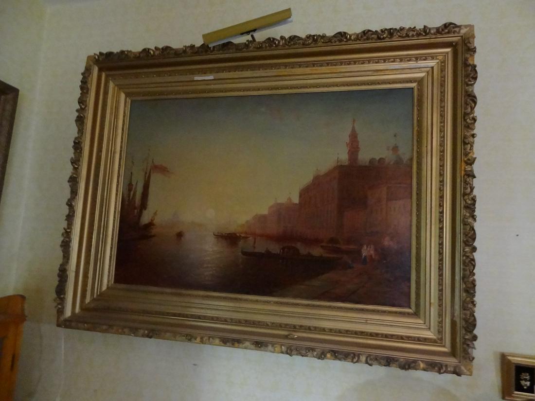 Large scenic oil on canvas (1 of 12)