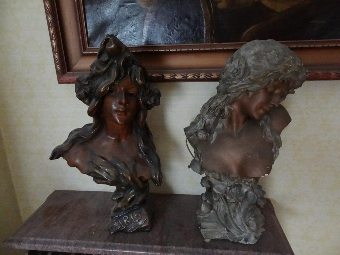 2 plaster busts (1 of 3)