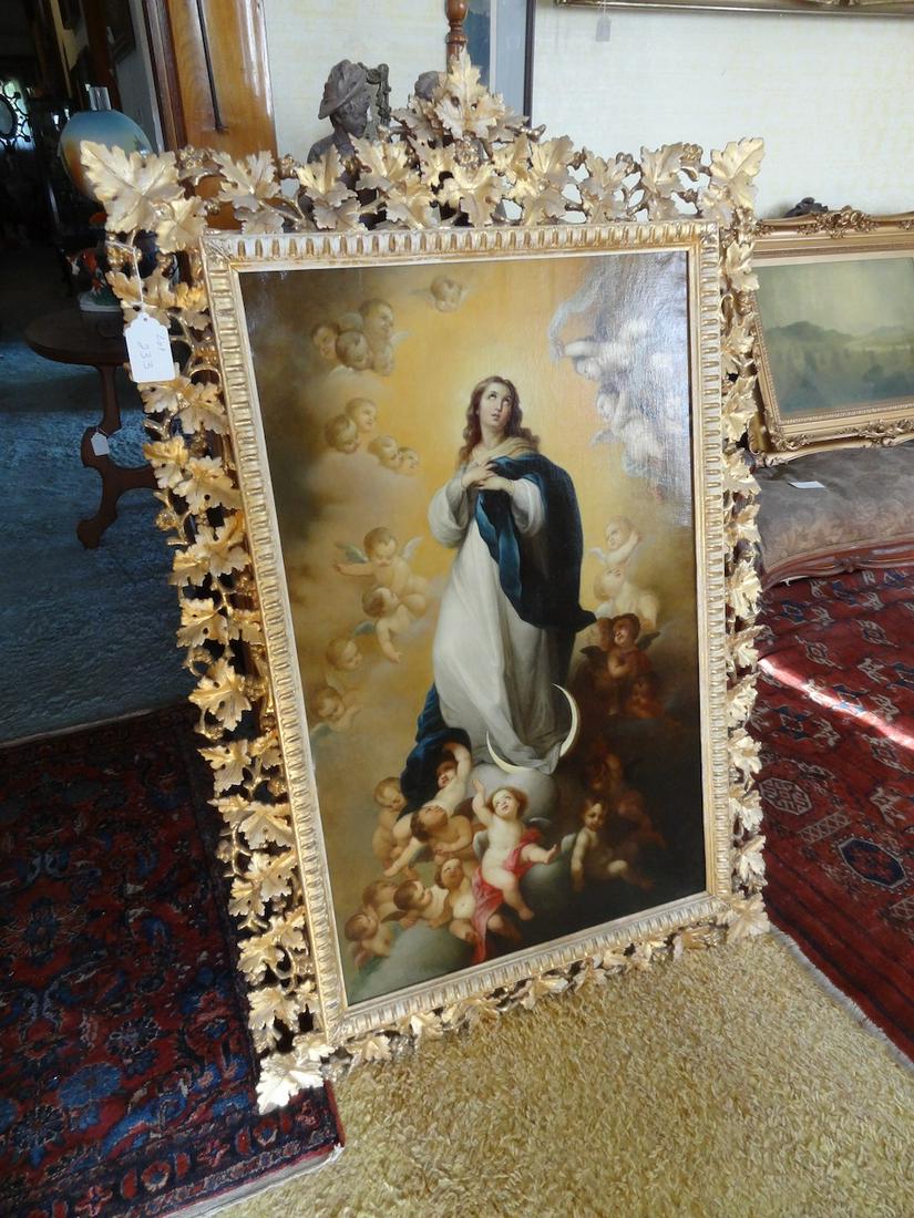 Gorgeous Oil on canvas with Babies (1 of 5)