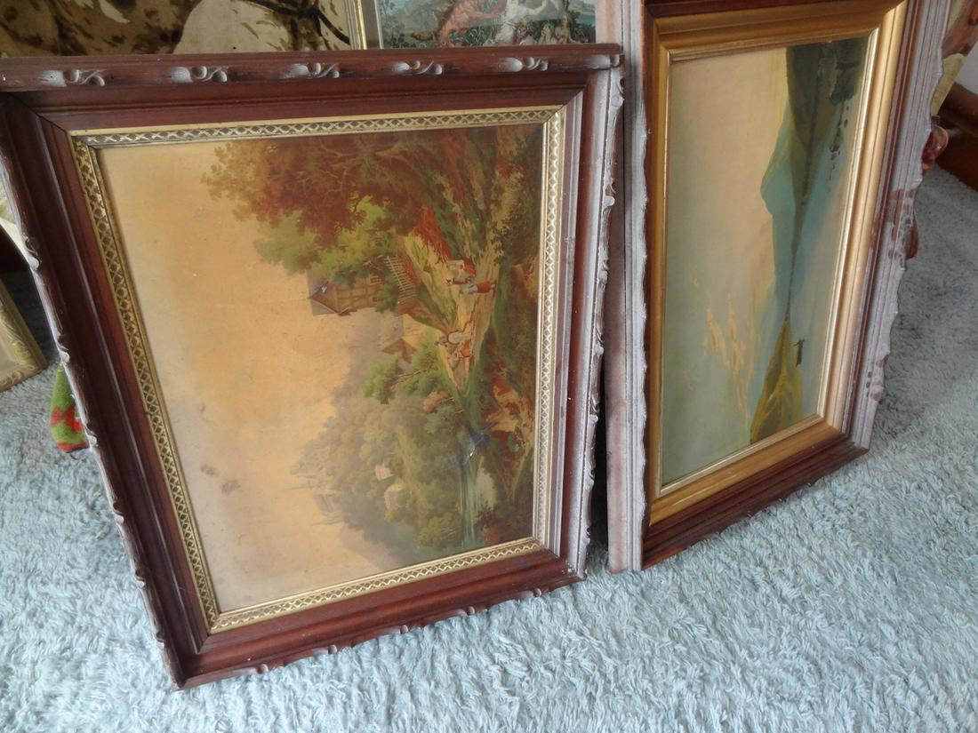 2 victorian framed pictures (1 of 4)