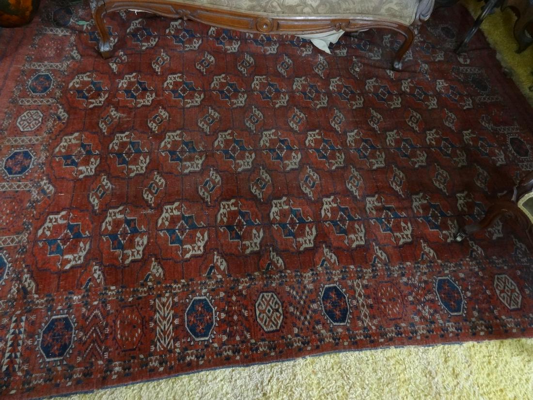 Large oriental rug; Bokara (1 of 3)