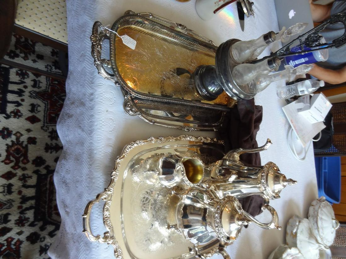 Large lot of silverplate (1 of 4)