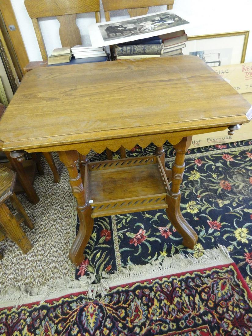 Victorian Eastlake Parlor table (1 of 2)
