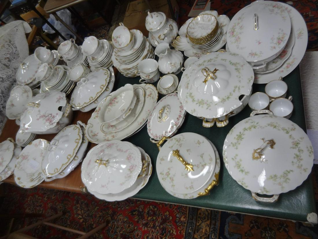 2 Full Tables of Haviland Limoge Serving Pieces (1 of 3)
