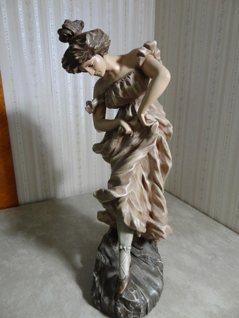 large plaster bust of women (1 of 2)