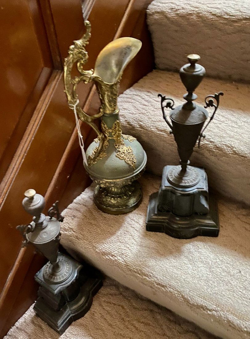 ewer and 2 clock side pcs (1 of 5)