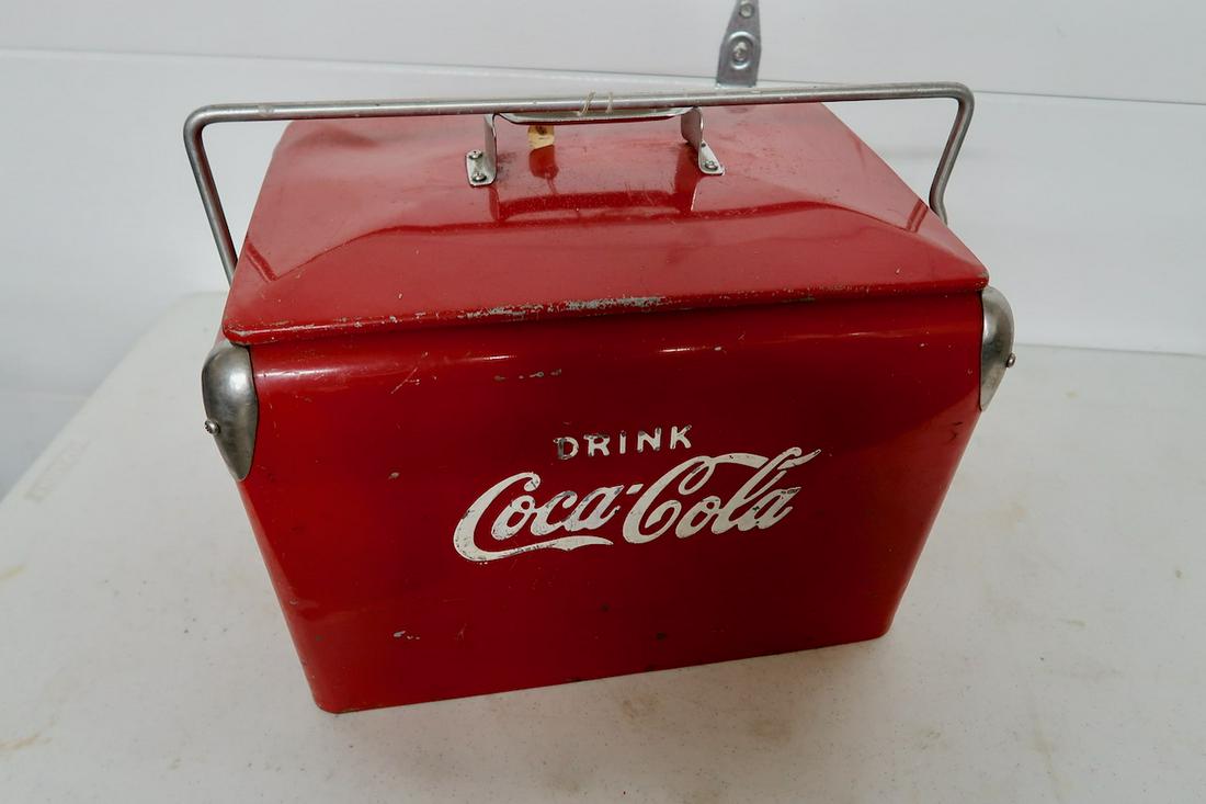 Coca Cola Cooler: 17" X 12" X 13"