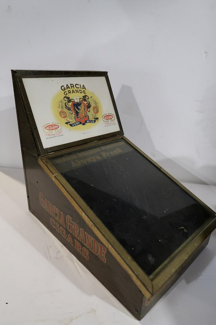 Garcia Brand Cigar Display Case: 14 1/2" X 10" X 15" Deep