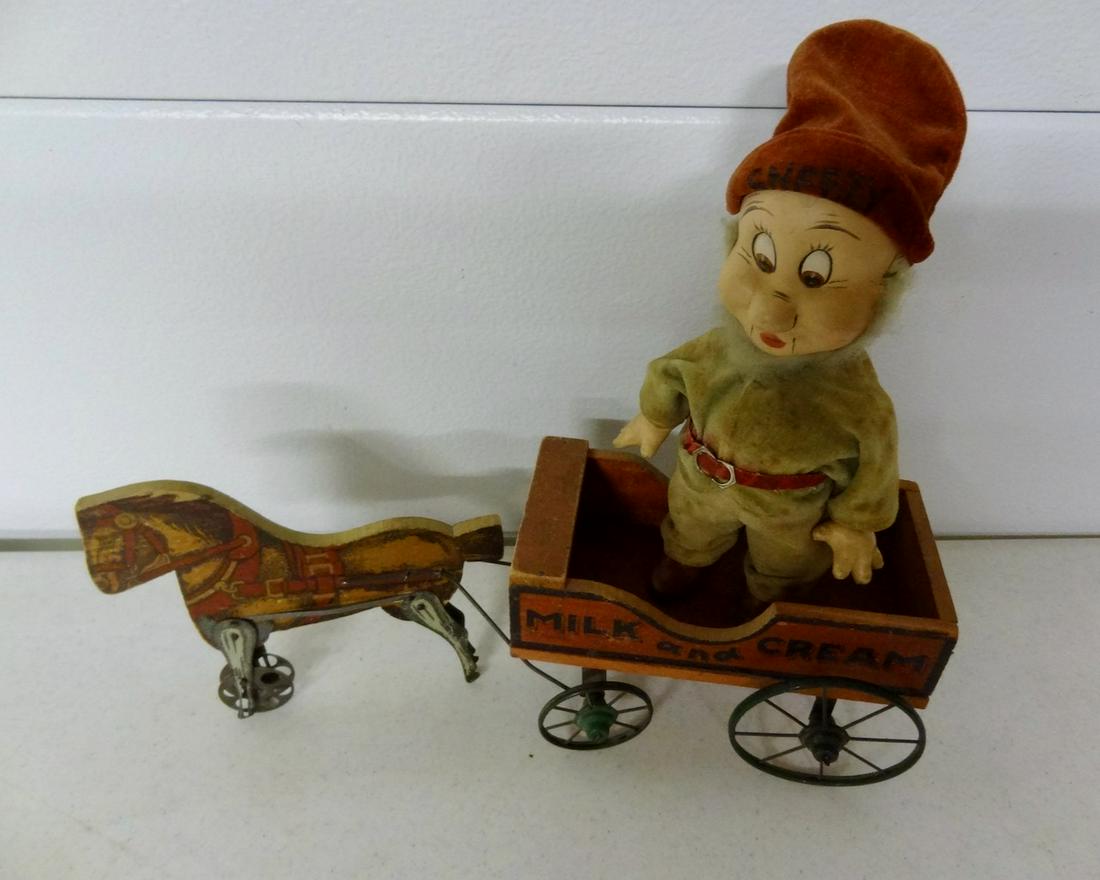Toy Milk, Cart. & Dwarf: Largest 16" X 6"