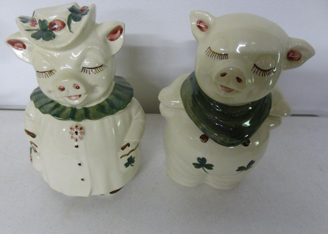 2 Shawnee Cookie Jars: 10" Tall